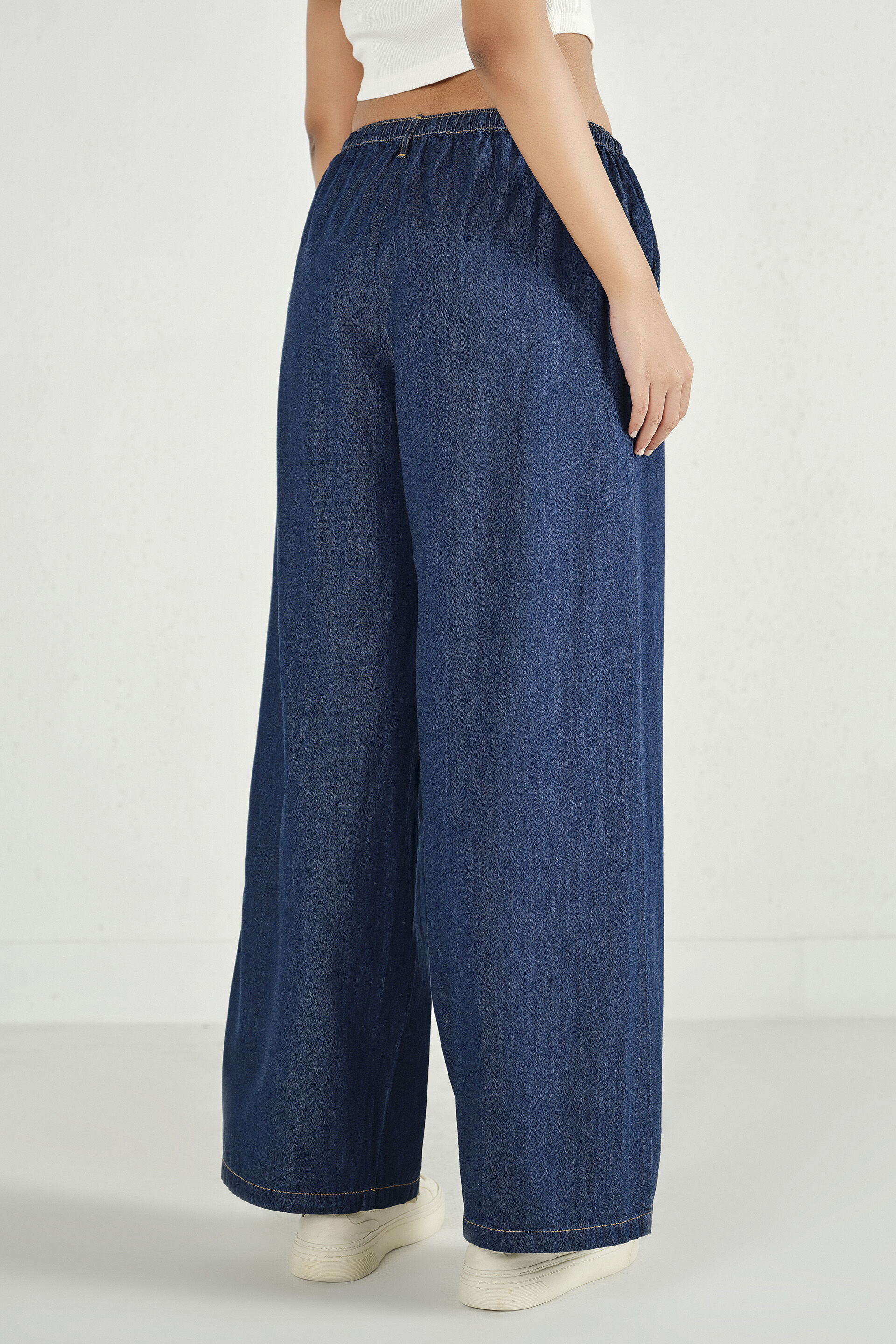 Dark Blue Denim Pants, Dark Blue, image 4